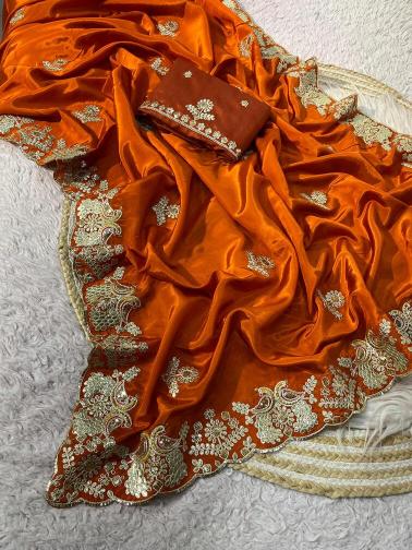 Vinayak gotafoil saree wholesale boutique clothing